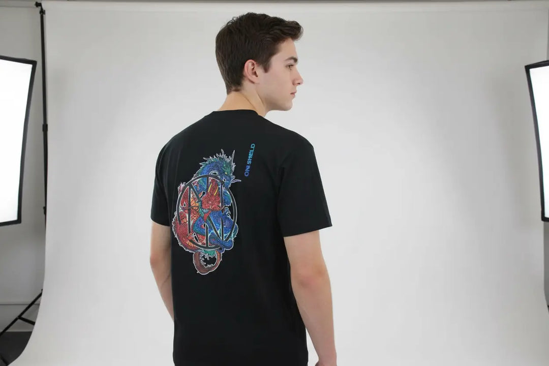 Twin dragons Oni Shield