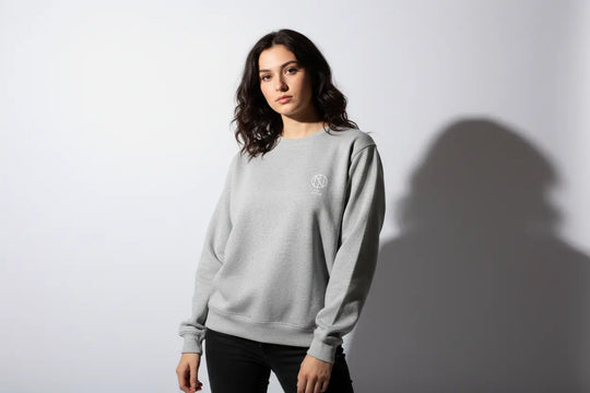 Oni Shield Grey Sweat Shirt Oni Shield