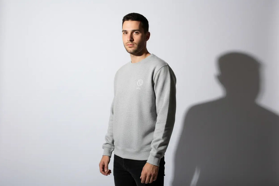 Oni Shield Grey Sweat Shirt Oni Shield