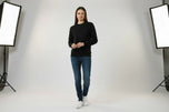 Oni shield black sweat shirt