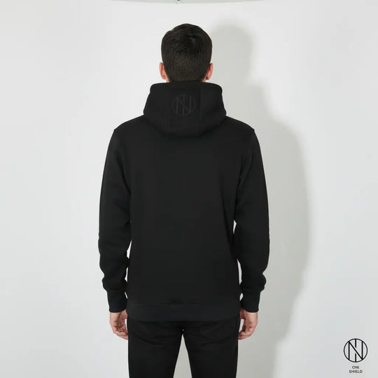 Oni Shield Black Hoodie Oni Shield