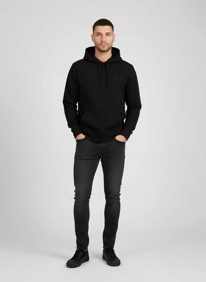 Oni Shield Black Hoodie Oni Shield