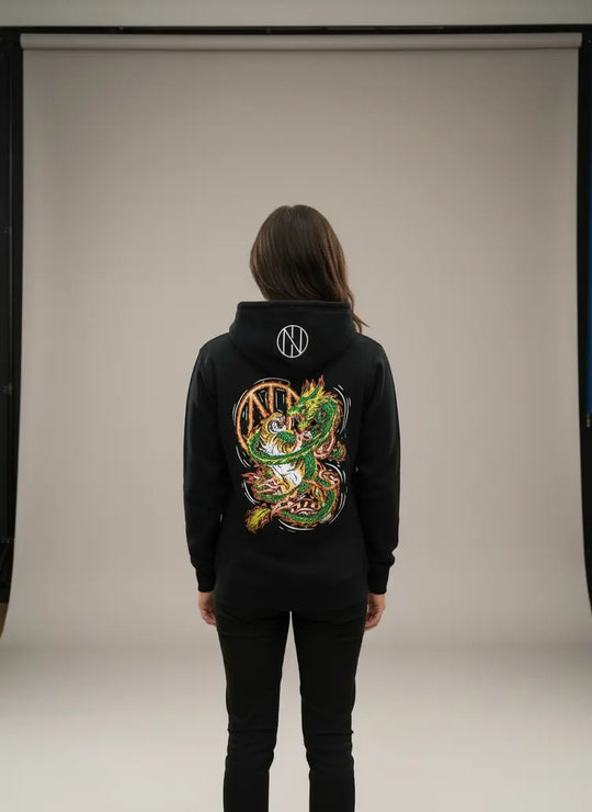 Limited edition full zip Shōtotsu Design Hoodie Oni Shield