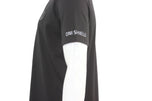Black reflective logo