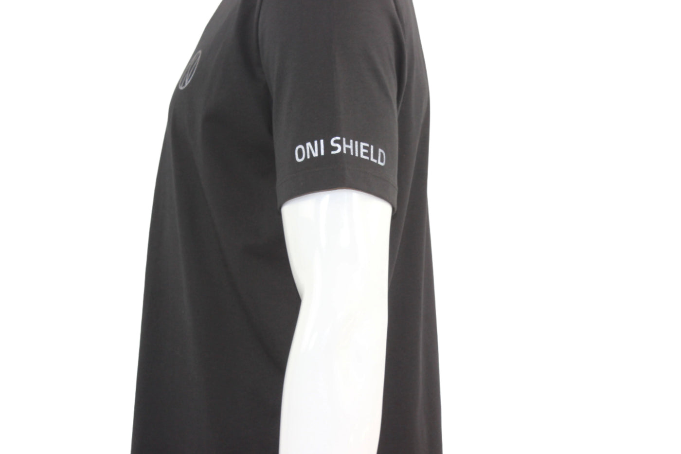 Black reflective logo