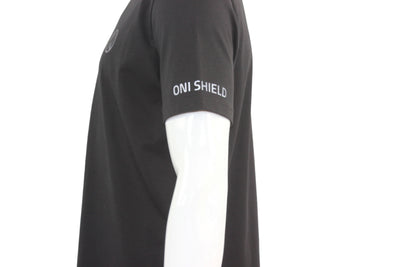 Black reflective logo