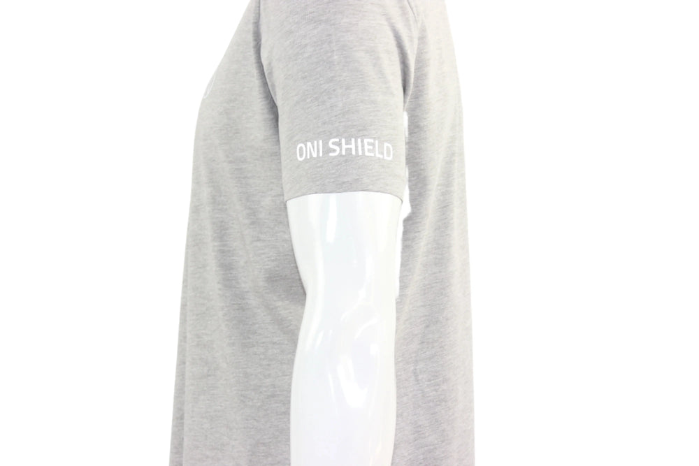 Grey reflective logo Oni Shield