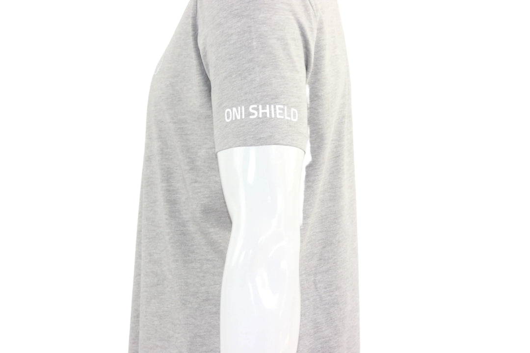 Grey reflective logo Oni Shield