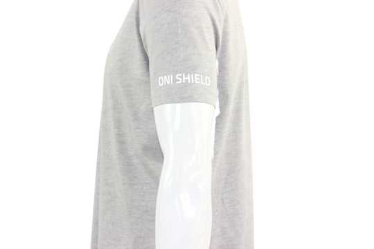 Grey reflective logo Oni Shield