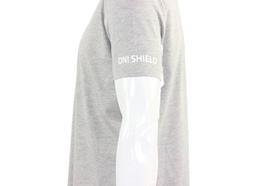 Grey reflective logo