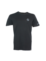 Black reflective logo