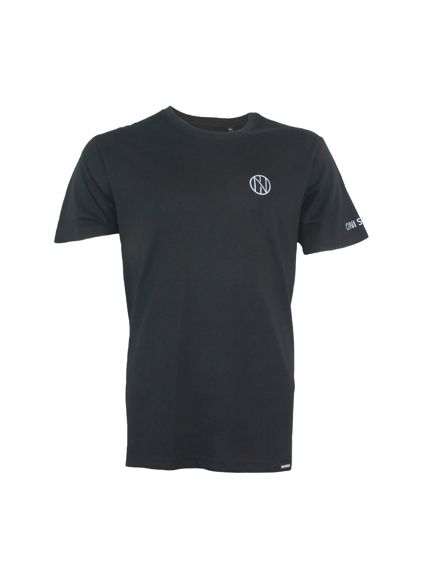 Black reflective logo