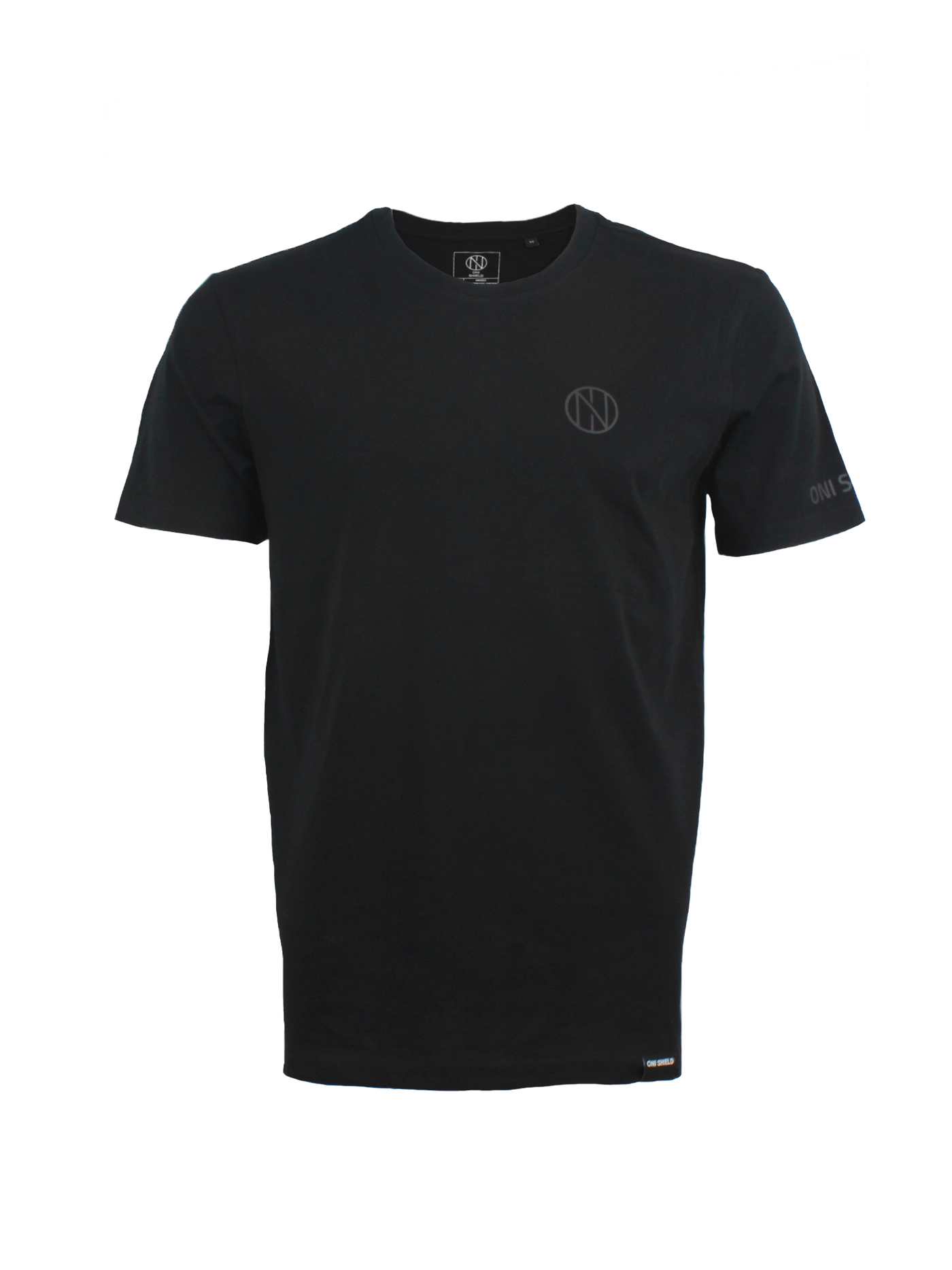 Matte black logo