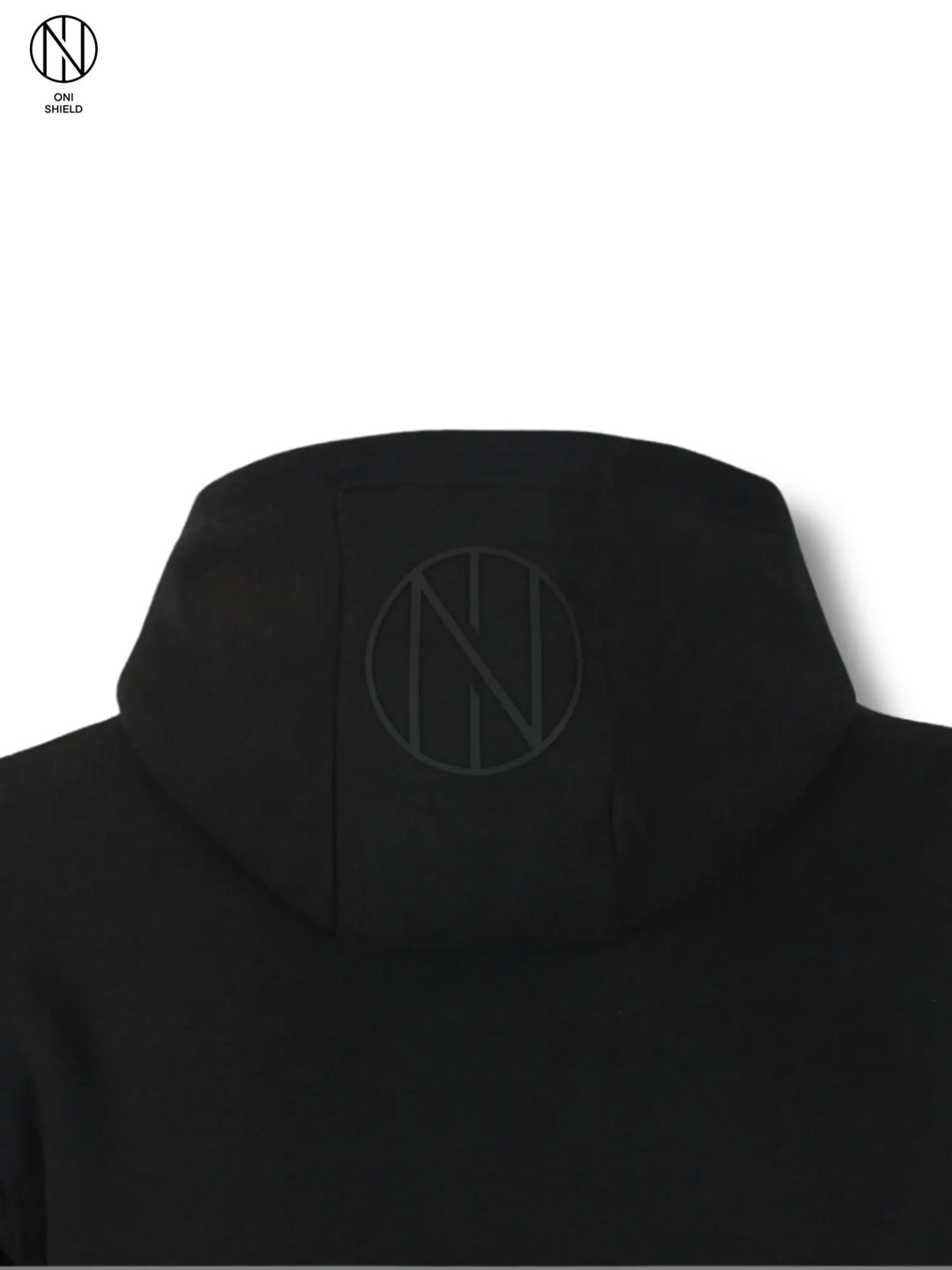 Oni Shield Black Hoodie Oni Shield