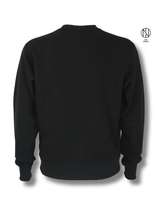 Oni shield black sweat shirt Oni Shield