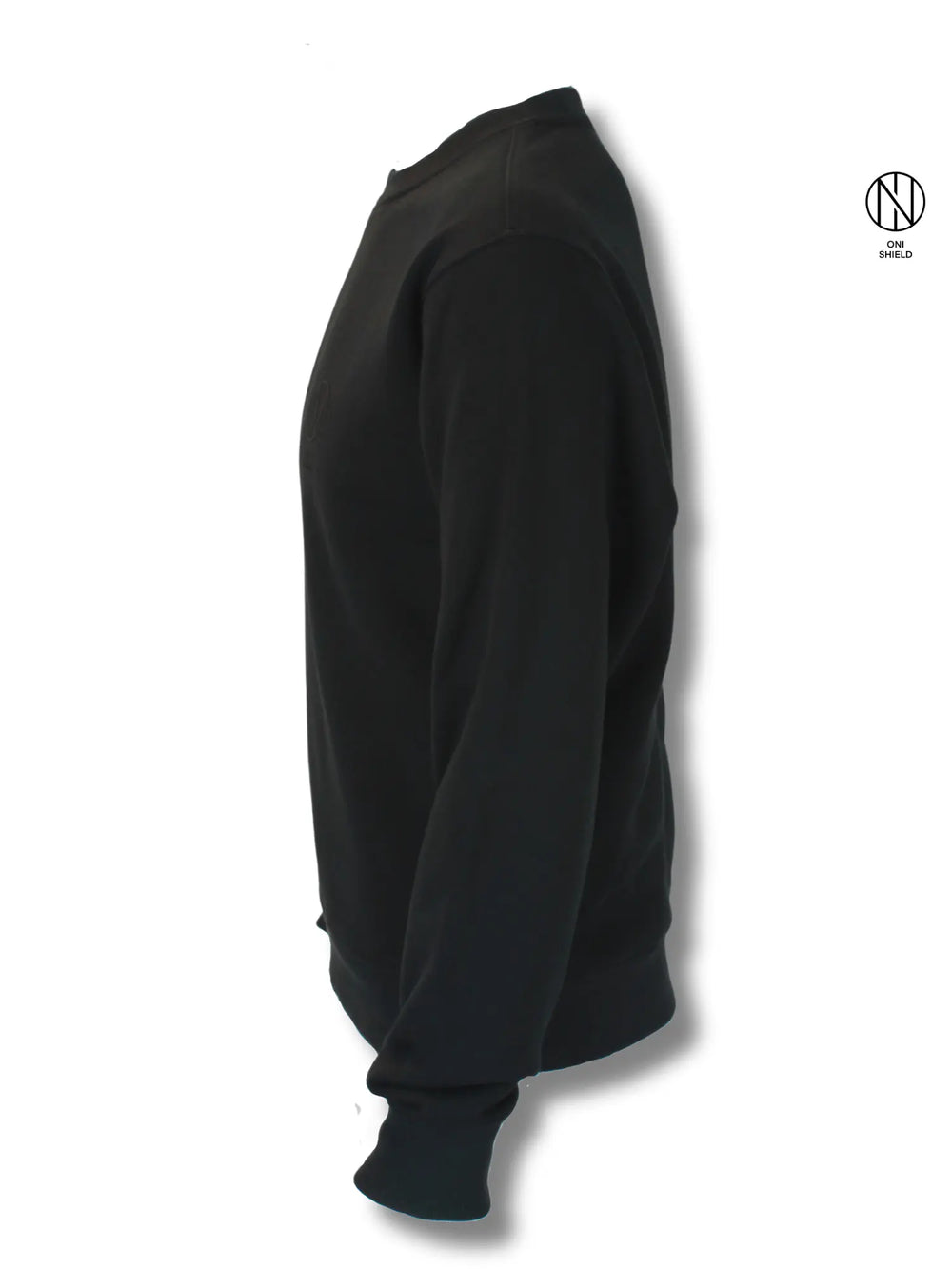 Oni shield black sweat shirt Oni Shield