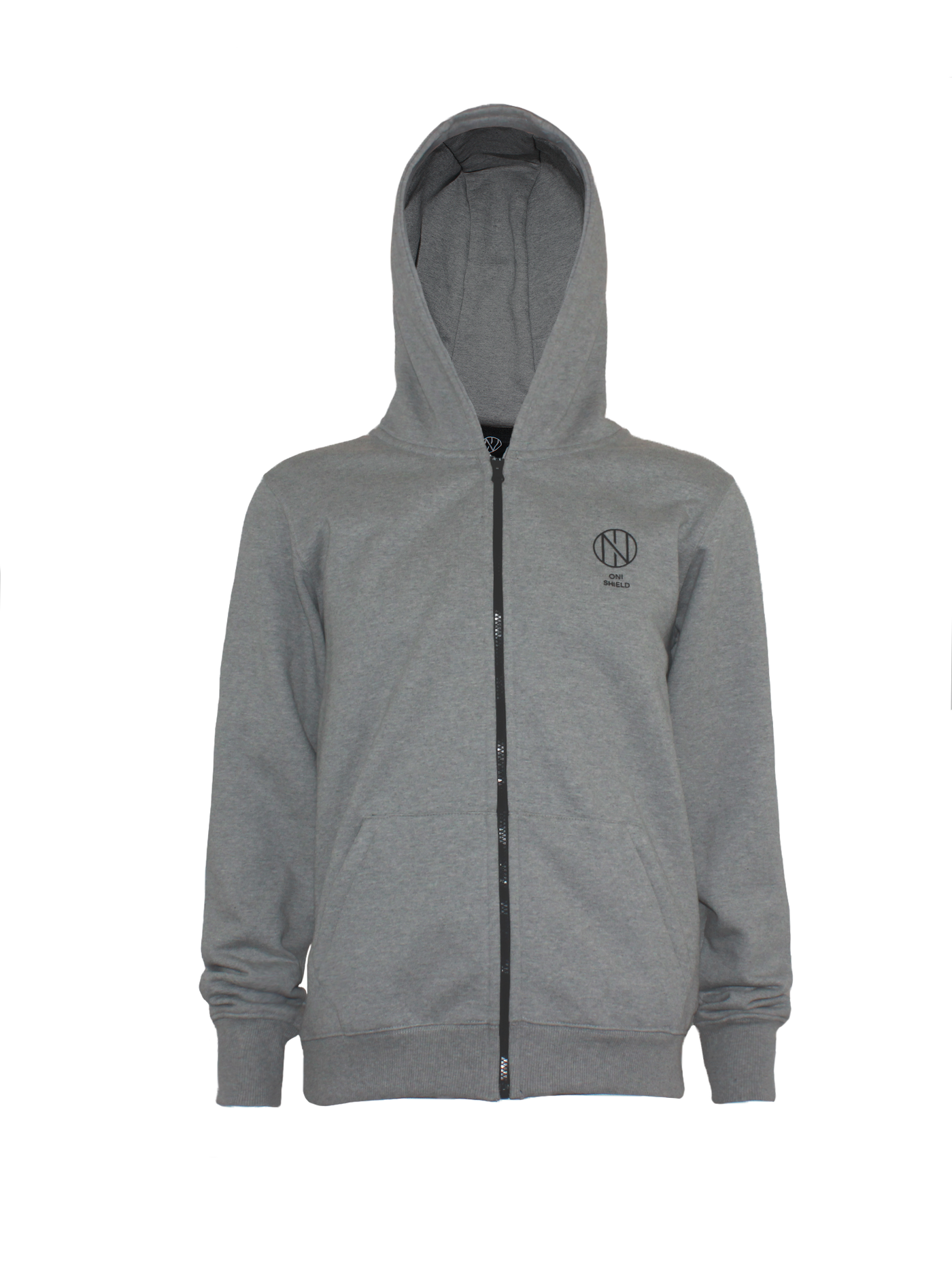 Oni shield full zip  grey  hoody
