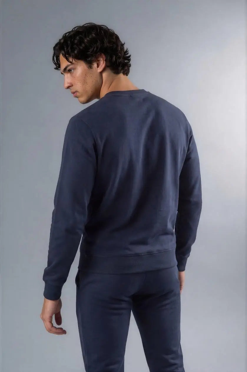 Oni shield navy sweat shirt Oni Shield