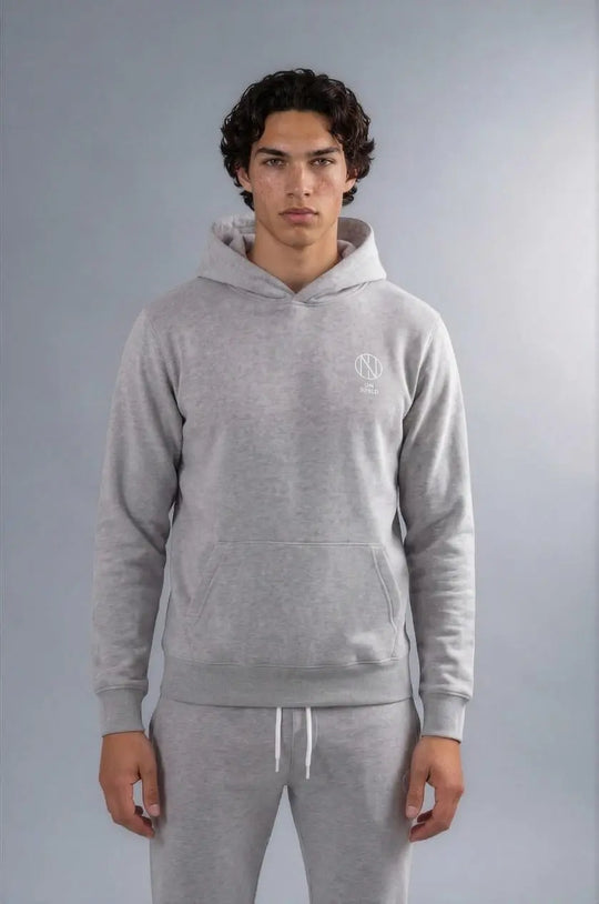 Oni shield Grey hoodie Oni Shield