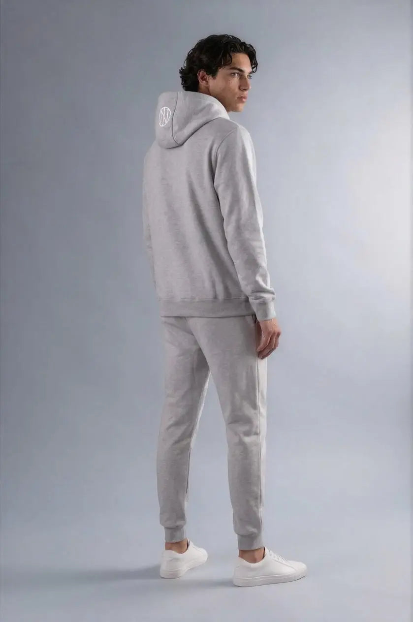 Oni shield Grey hoodie Oni Shield