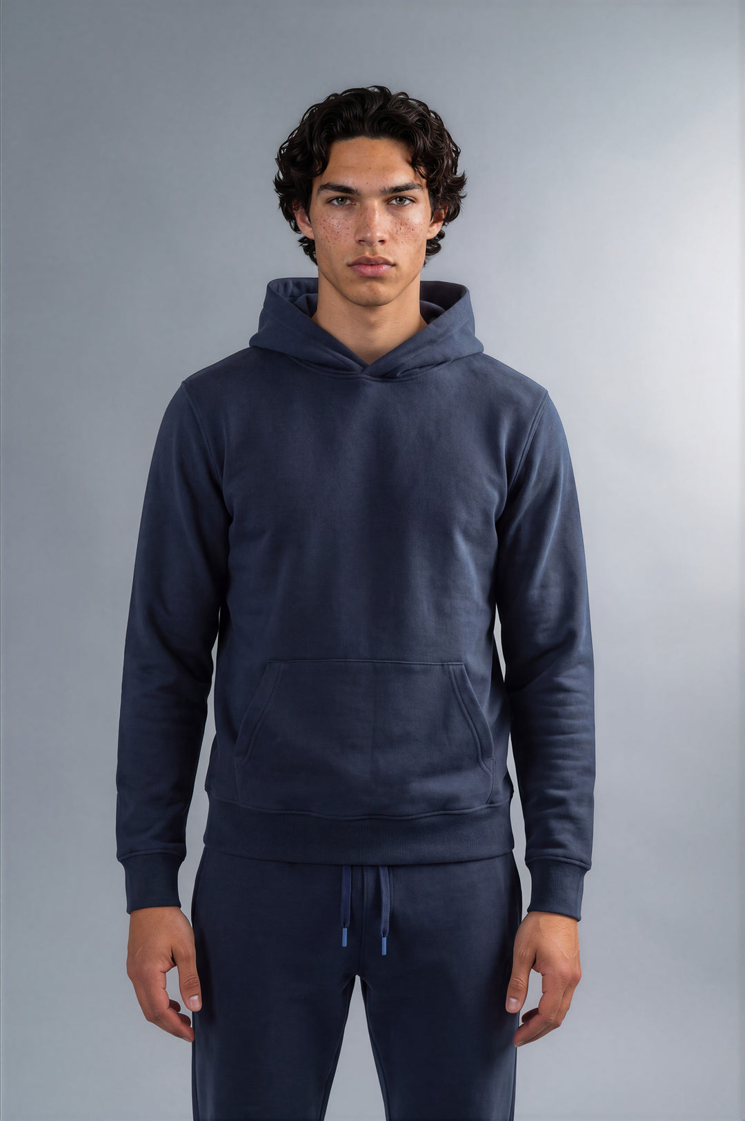 Oni Shield Navy Hoodie Oni Shield