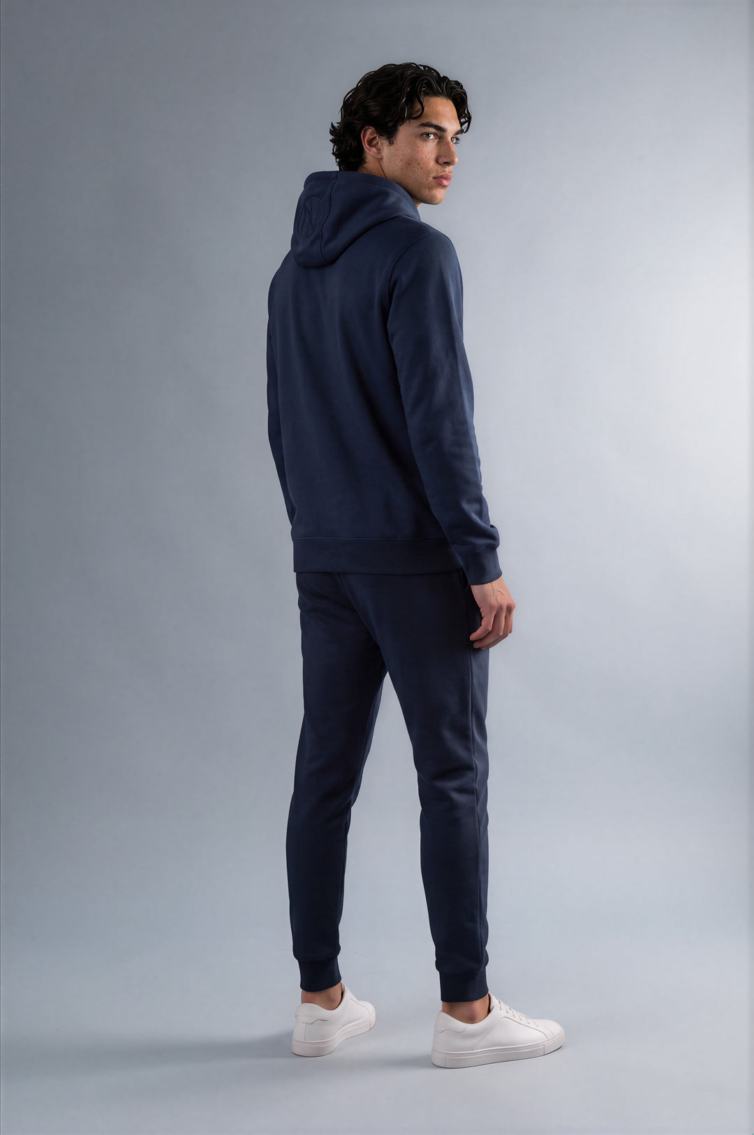 Oni Shield Navy Hoodie Oni Shield