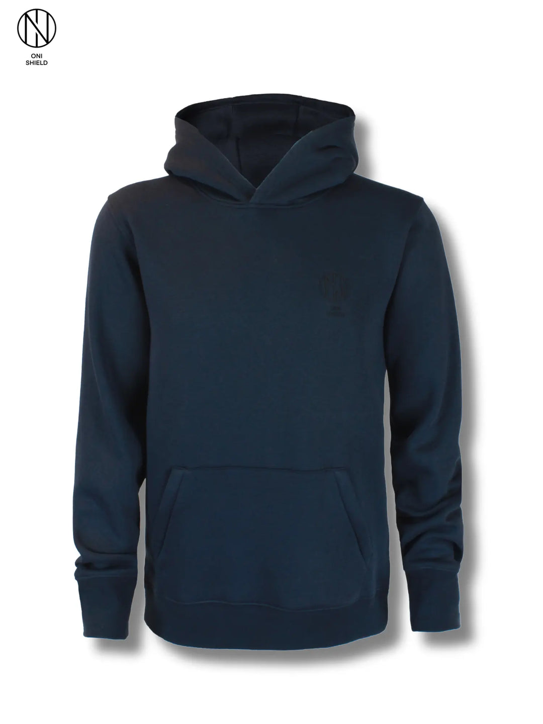 Oni Shield Navy Hoodie Oni Shield
