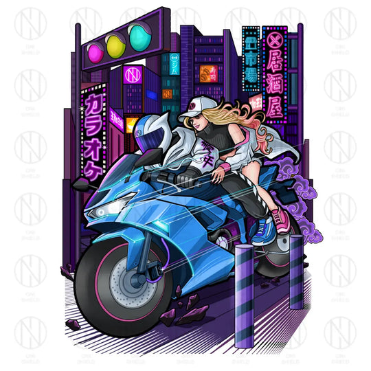 Neon Streets Oni Shield