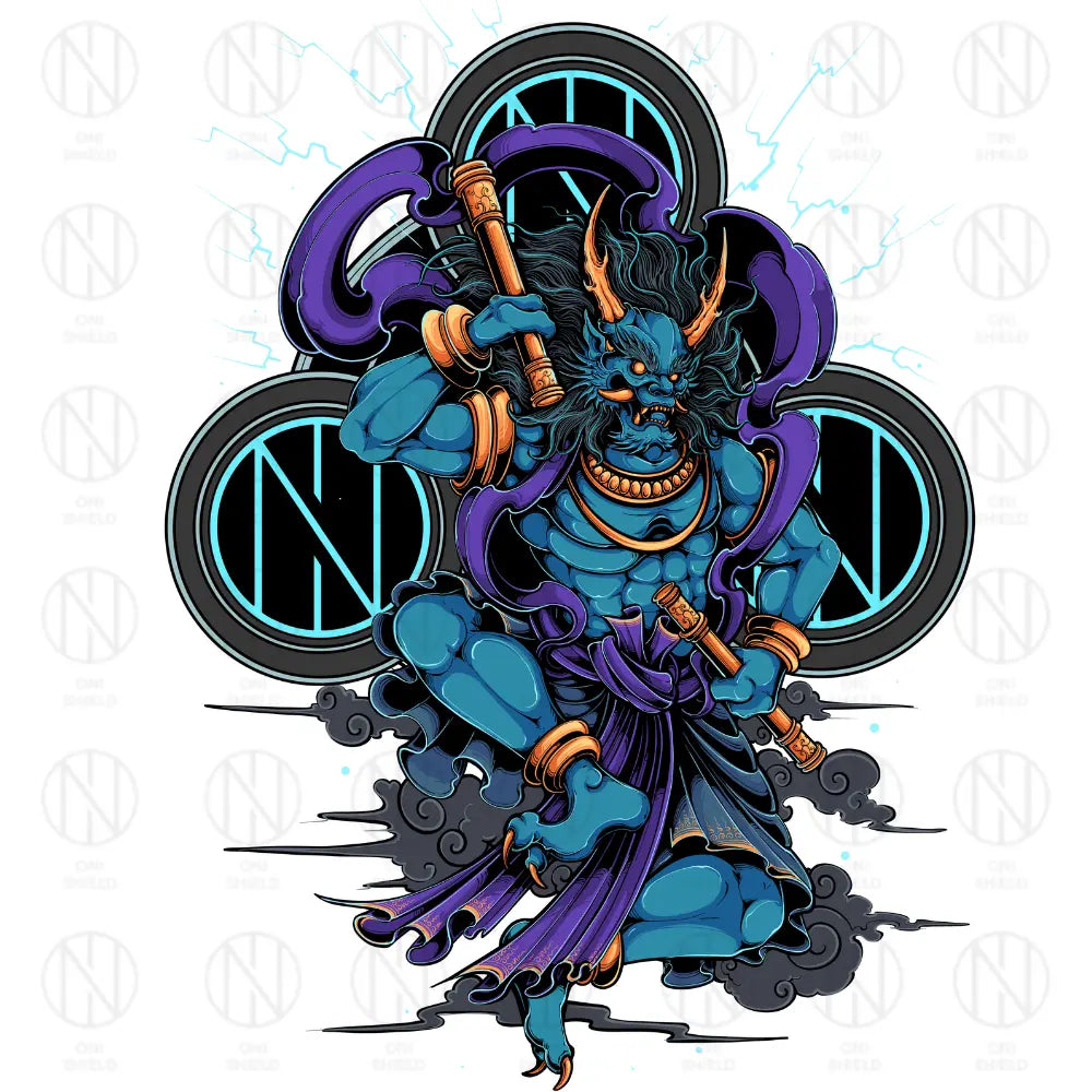 Raijin Blue Oni Shield