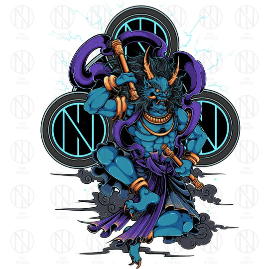 Raijin Blue Oni Shield