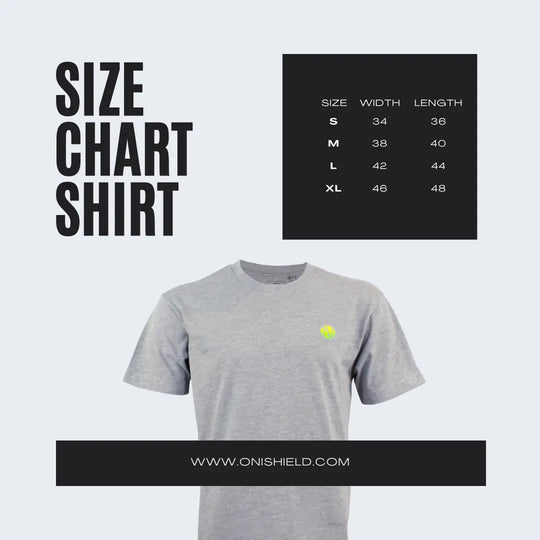 Grey reflective logo Oni Shield