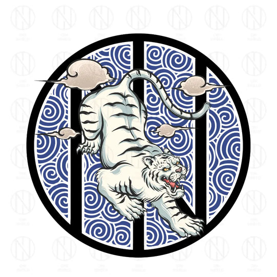 White tiger Oni Shield
