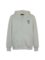 Oni Shield Full Zip White Hoodie